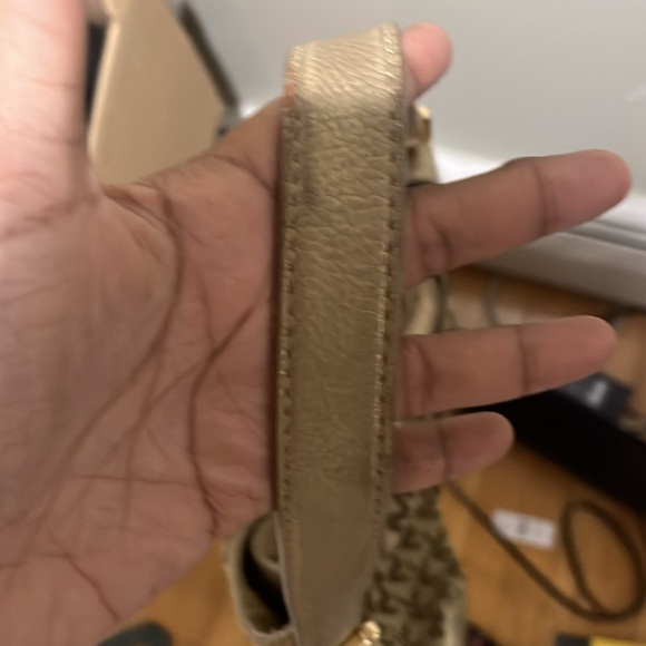 🦃Michael Kors gold and brown bag - Picture 5 of 6